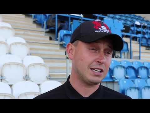 Interim Head CoachRoss Embleton following the defeat to Colchester United