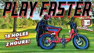 Make Any E-bike a Golf E-bike! Icon EB01 Electric Bicycle / Divnick Golf Bag Carrier