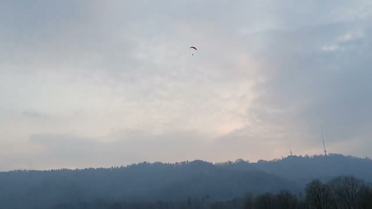 RC Paramotor flight by Beat (03.03.2023)