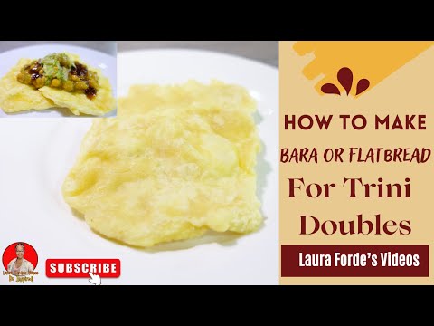 How To Make Bara or Flatbread for Trini Doubles
