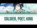 Soldier, Poet, King - Cover by Venti (CV: Erika Harlacher) (Color Coded Lyrics)