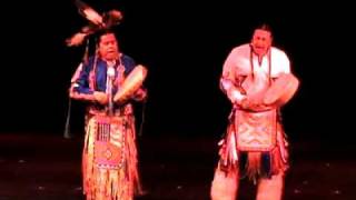 Kevin Locke Native Dance Ensemble - Native Drumming, Wolf, and Oneida Song