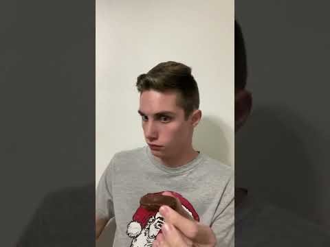 Eating a Almond Joy