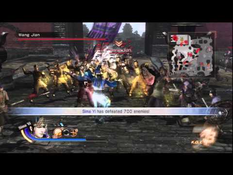 Jin Story Mode Stage 1-1 Gonsun Yuan's Rebellion Dynasty Warriors 7 HD