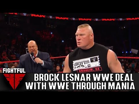 Report: Brock Lesnar’s New WWE Contract Runs Through WrestleMania; Still Allowed To Take UFC Fight