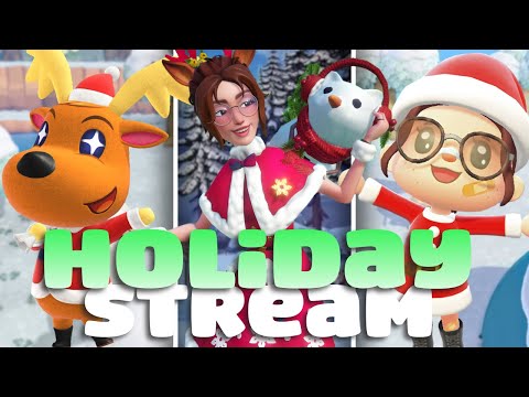 12 hour HOLIDAY STREAM 🎄 Cozy games & giveaways!