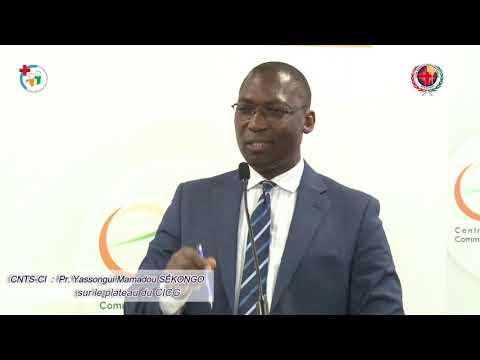 CNTS-CI : Pr. Yassongui Mamadou SÉKONGO sur le plateau de "Tout Savoir sur " du CICG