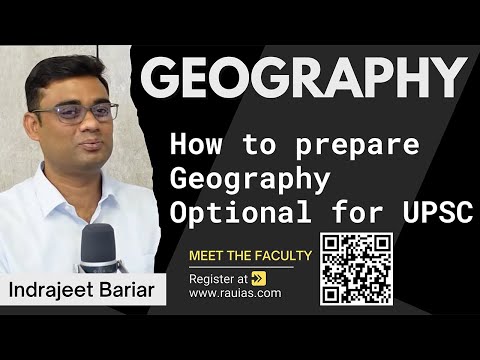 How to prepare Geography Optional for UPSC | Orientation Session on 27 Sep | Indrajeet Bariar Sir