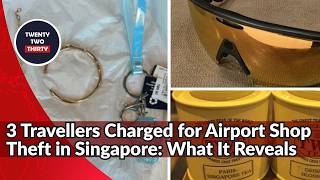 3 Travellers Charged for Airport Shop Theft in Singapore: What It Reveals