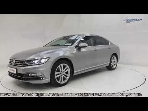 CMG VW SLIGO: 181D7520 VW Passat 2.0TDI Highline / R-Line Ext DSG Auto Grey Metallic / Leather