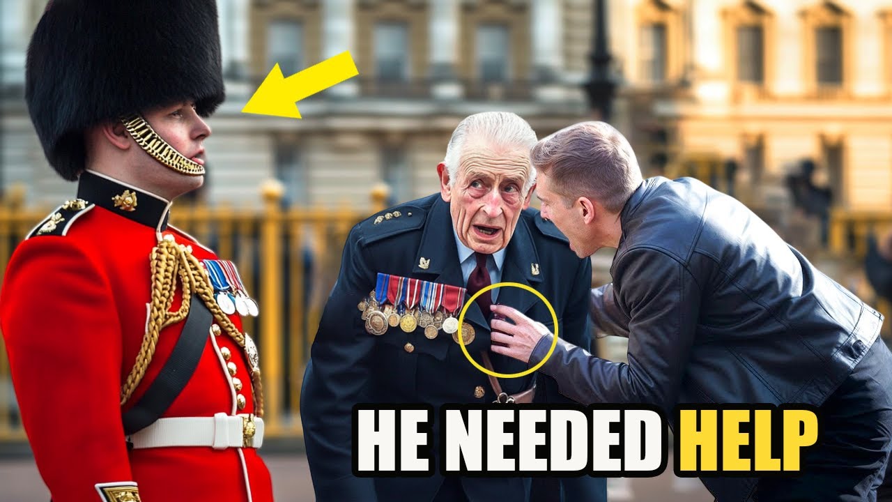 Thug Harasses a 90-Year-Old Veteran, Unaware A Royal Guard Was Watching Everything
