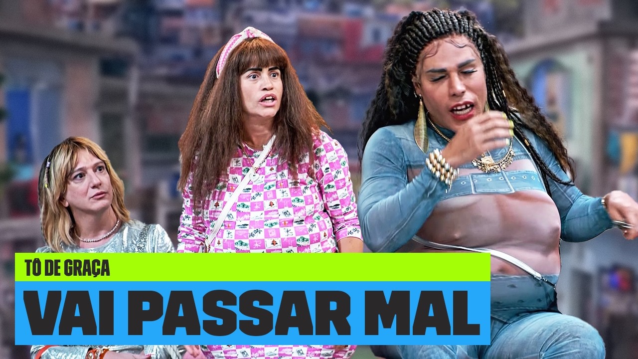 Graça DESMAIA por causa das TRANÇAS e ASSUSTA os filhos! | Tô de Graça | Temporada 8 | Multishow