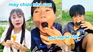 Tổng hợp video siêu hài hước vui nhộn, mẹ troll con ăn cái đen đen và cái kết vãi chưởng