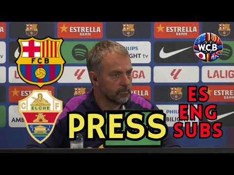 FLICK PRENSA FC BARCELONA VS ELCHE LA LIGA J11  | ES + ENG SUBS