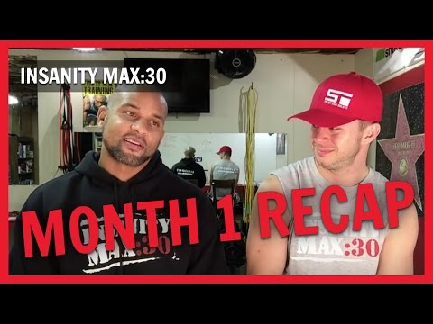 Insanity Max :30 Month 1 Recap
