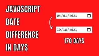 Download the video "JavaScript Date Difference in Days - HowToCodeSchool.com"