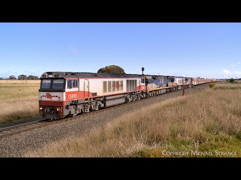 SCT 1PM9 Mixed Freight & Steel Train (25/7/2024) - PoathTV Australian Railways