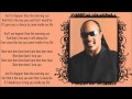 Happier Than The Morning Sun ☼ Stevie Wonder