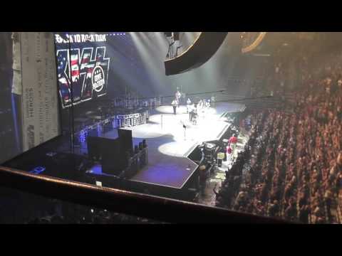 KISS Paul gives out honors Pledge of Allegiance Moline, IL 8-5-2016