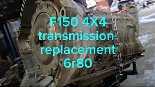 2012 f150 6.2 4x4 transmission removal and installation
