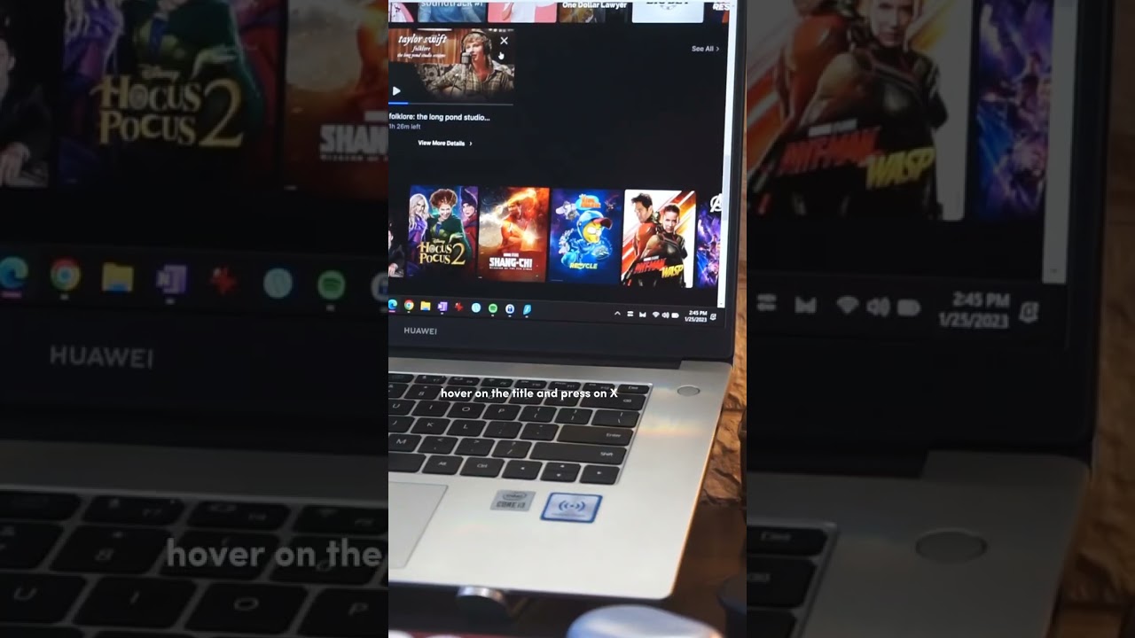 How to remove a show/film from the Disney+ Continue Watching row