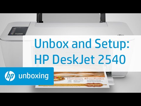 HP Deskjet Ink Advantage 2540 All-in-One Printer Setup | Support