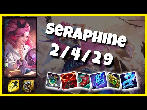 Seraphine vs Gragas KOREAN Challenger SUPPORT (2/4/29) - v11.4