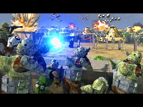 Realistic Clone Wars KASHYYYK Beach Invasion... - Gates of Hell: Star Wars Mod