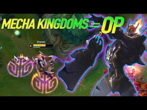 Draven - Mecha Kingdoms Draven has the best catch box - Best Draven axe catch skin in League.