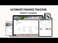 Personal Finance Tracker Notion Template | Income & Expense Tracker | Assets & Liabilities Tracker