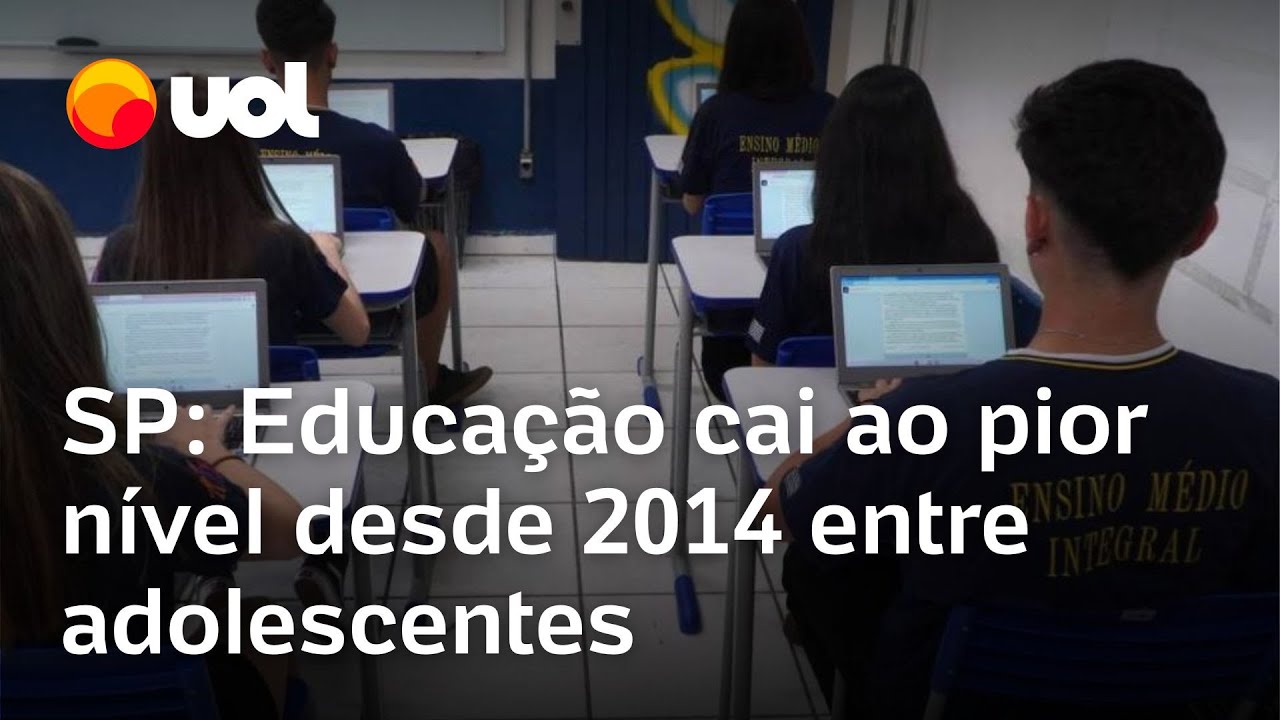 Educação em São Paulo cai ao pior nível desde 2014 entre adolescentes | Análise da Notícia