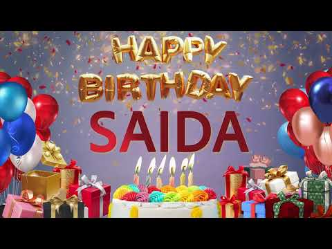 SAIDA - Happy Birthday Saida #Saida
