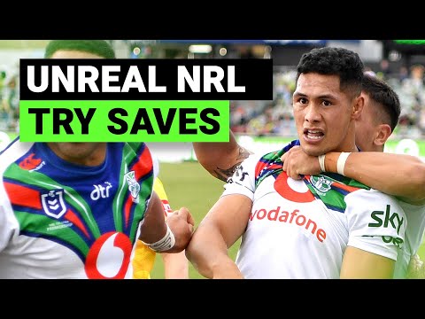 NRL Highlights | Unreal try saves from the 2021 NRL season