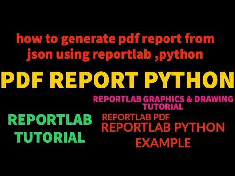 Reportlabreportlab Python Tutorialhow To Generate Pdf File From Json Using Pythonpart56