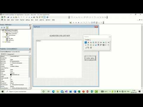 Petit secret : Comment Alimenter une listview à partir d'un tableau VBA-Excel