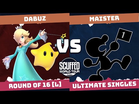 Scuffed World Tour Top 16 [L] - Dabuz (Rosalina) Vs. Maister (Game & Watch) Smash Ultimate - SSBU