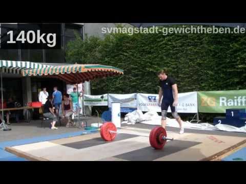 Junioren und Senioren 2014 Walter Engel Tunier Outdoor Gewichtheben