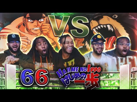 Takamura Fights a Bear! Hajime No Ippo Ep 66 Reaction