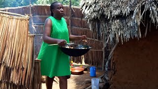 Cooking African Traditional Food for Lunch