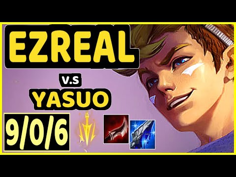 BRTT (EZREAL) vs YASUO - 9/0/6 KDA BOTTOM ADC CHALLENGER GAMEPLAY - BR