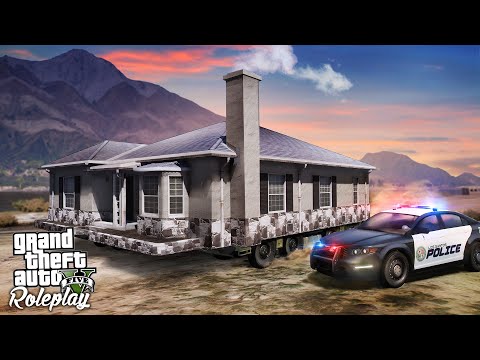 HOUSE ON WHEELS DESTROYS COPS  - GTA RP