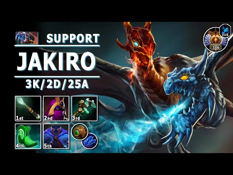 Jakiro Hard Support | 7.31d | Pos 5 Jakiro Play | Dota 2 Immortal Gameplay