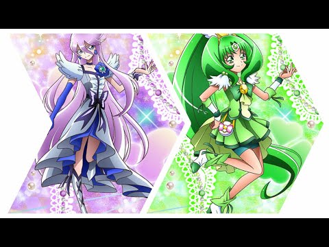 Green x Purple Precure Collaboration