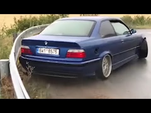 Best Drifting-Burnout Video! /Bmw E36 Street Drift Compilation 2022