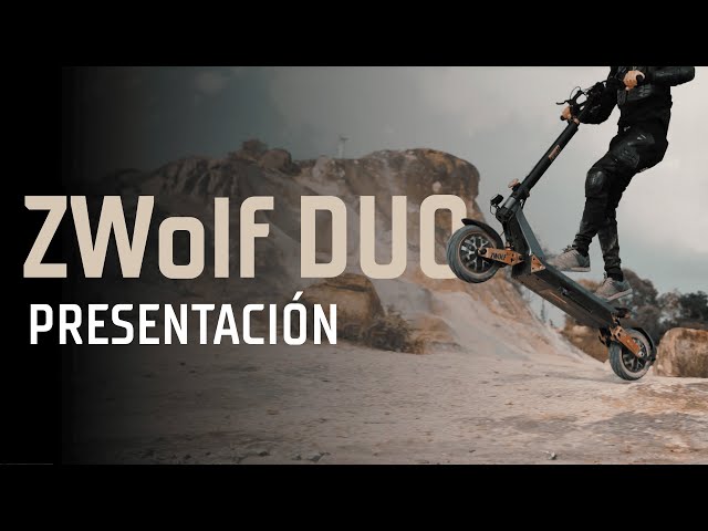 Patinete eléctrico Zwheel Zwolf Duo 2x500W Autonomía 70km Ruedas 10" Off Road Doble suspensión Frenos hidráulicos Gris-bronce video