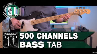 Choking Victim - 500 Channels | Bass Cover With Tabs in the Video