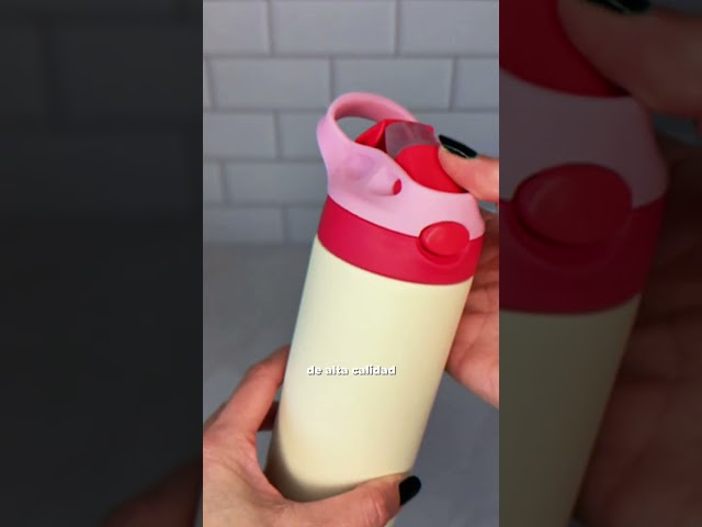 Vídeo relacionado con Sonic - Botella térmica para niños, con pajita, 460 ml, sin BPA, para guardería, escuela primaria, de acero inoxidable, mantenimiento de temperatura hasta 24 h