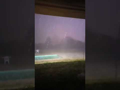 TORMENTA EN LOBOS. #tormenta #lluvia #granizo #viento #meteorologia #inundaciones #buenosaires