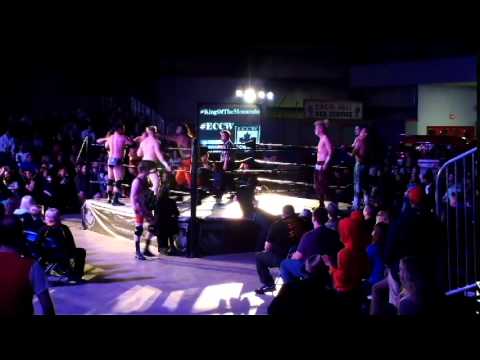 EIGHT MAN TAG TEAM MATCH w/ STIPULATION - STRAIGHT JACKET