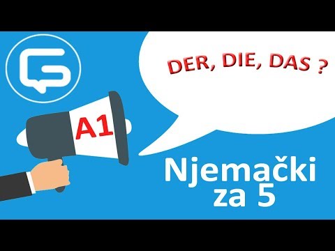 Njemački za 5: DER, DIE ili DAS? (epizoda 6)